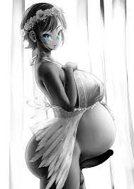 Pregnant futanari solo