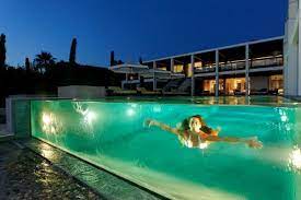 la piscine en verre en 43 photos archzine fr piscina de vidro piscina iluminacao quintal