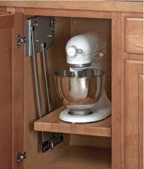 The front lifts up parallel to the cabinet. Appliance Lift Hardware Mechanism In The Hafele America Shop
