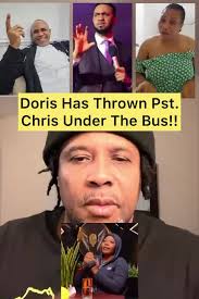 Doris at Pastor Chris Burial