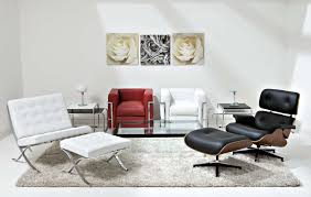 Left White Bigger Chair On The Left Eames Lounge Chair Eames Lounge Eames Chairs