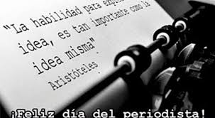 Rendimos homenaje a todos los periodistas que informan con veracidad y objetividad, exponiendo muchas veces hasta su propia integridad, por hacerle llegar a usted la información de último minuto. Feliz Dia Del Periodista Diario La Calle