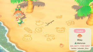 Twitter Animal Crossing Sand Drawing Animal Crossing Qr