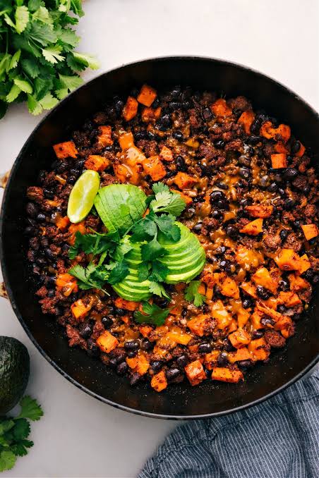 MikFit Approved Meal Ground turkey and sweet potato bowl