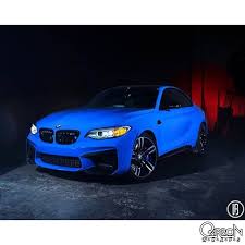 Bmw M2 Wrapped In 3m 1080 Gloss Intense Blue Vinyl