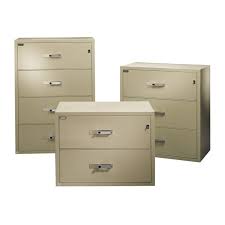 Union rustic mobile wood file cabinet is perfect for your filing purposes. Gardex 3 Drawer Fire Resistant Lateral File Cabinet Atwork Office Furniture Canada