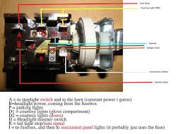 Anyone got a wiring diagram for an 03 cobra? 1965 Mustang Headlight Switch