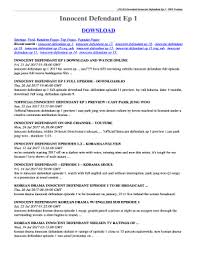 cc/full innocent defendant ep12 (2/3) | 피고인. Innocent Defendant Episode 1 Fill Online Printable Fillable Blank Pdffiller