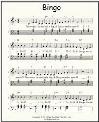 See more ideas about piano music, piano music with letters, piano songs. Bingo Piano Music Sheet Print And Play Sheet Music