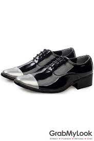Maybe you would like to learn more about one of these? Black Patent Leather Silver Tip Lace Up Point Head Mens Oxfords Shoes Oxford Shoes Oxford Shoes Men Leather Oxford Shoes