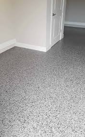 Garage Epoxy Flooring Double Broadcast Flakes Advance Industrial Coatings Garage Epoxy Epoxy Floor Flooring