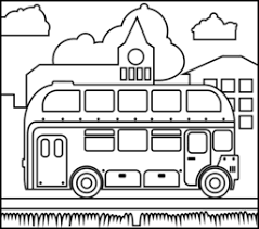 London Bus Coloring Page Bus Crafts London Bus Preschool Arts And Crafts