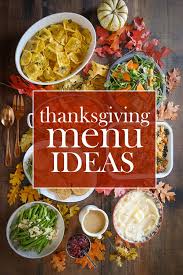 Thanksgiving menu planning tips and ideas. Thanksgiving Menu Ideas