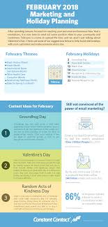 February 2018 Marketing And Holiday Planning Constant Contact Visual Content Marketing Learn Pinterest Marketing