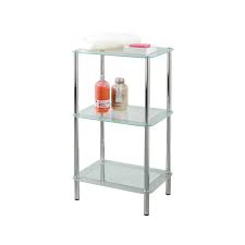 See more ideas about glass bathroom shelves, bathroom shelves, shelves. Buy Free Standing 3 Tier Rectangular Glass Bathroom Shelf Unit 1 Back2bath