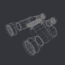Binocular 3d Model