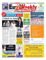 Euro Weekly News Costa Del Sol 9 15 May 2019 Issue 1766 By Euro Weekly News Media S A Issuu