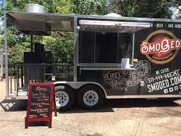 There's a 30' trailer parked, cooking your order, while you witness the hustle and bustle of the kitchen, that's an experience in and of itself. Food Truck Smoqed Bbq