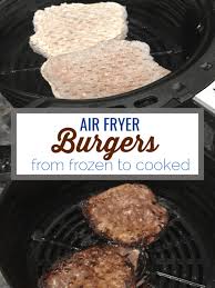 The uneven heat of a. Air Fryer Burgers From Frozen To Cooked In 20 Minutes