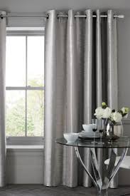 Black And Silver Striped Curtains Buy Luxe Metallic Ikat Stripe Eyelet Curtains From The Next Uk Online Shop Silver Living Room Blackout Curtains Living Room Living Room Decor Gray