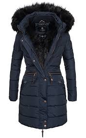 Navahoo Damen Winter Jacke Mantel Parka Warm Gefutterte Winterjacke B383 B383 Paula Blau Gr Xs Winterjacke Damen Warme Winterjacke Damen Jacken