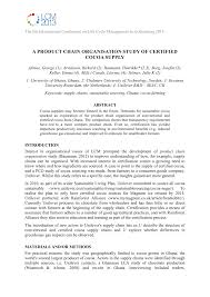 | 68 koneksi | lihat profil lengkap magdalena di linkedin dan terhubung Pdf A Product Chain Organisation Study Of Certified Cocoa Supply