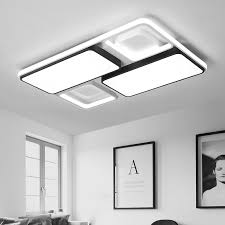 Neo gleam double glow modern led ceiling lights for living room bedroom lamparas de techo dimming ceiling lights lamp fixtures. New Modern Led Chandelier Black And White Aluminum For Living Room Bedroom Study Room Ac85 265v Ceiling Chandelier Buy At The Price Of 108 75 In Aliexpress Com Imall Com