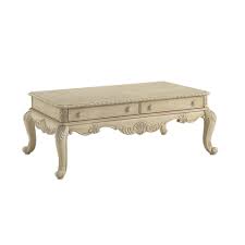 Acme Furniture Ragenardus Antique White Coffee Table 86020 The Home Depot Victorian Coffee Tables Antique Coffee Tables Antique White Coffee Table