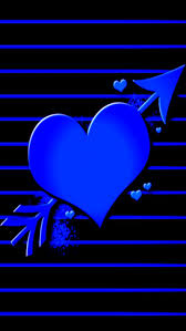 Wallpaper By Artist Unknown Heart Iphone Wallpaper Black And Blue Wallpaper Heart Wallpaper