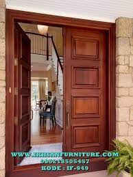 65 model pintu rumah minimalis. Contoh Pintu Rumah Minimalis Modern Kayu Jati Daun Pintu Minimalis Ikhsan Furniture Jepara