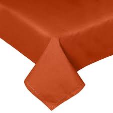 Check spelling or type a new query. Plain Cotton Burnt Orange Tablecloth