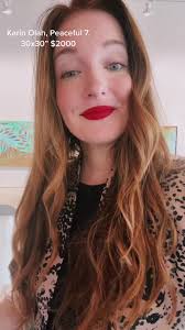 Sharing Karin Olah’s Peaceful 7. She’s an artist out of Charleston, SC that  creates abstract landscapes with fabric and paint