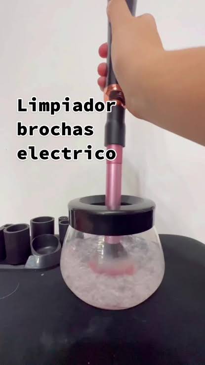 Limpiador brochas eléctrico para una limpieza rápida y eficiente