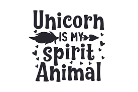 The dresses of her daughters are blue. Unicorn Is My Spirit Animal Svg Cut File By Creative Fabrica Crafts Creative Fabrica