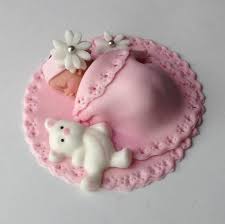 Baby Shower Cake Fondant Cake Topper Baby Girl Edible Cake Etsy Baby Shower Cakes Shower Cakes Baby Cake