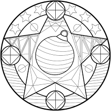 Vector set of different winter hats with animals and geometric pattern. Christmas Is Coming Get In The Ambiance With This Christmas Mandala From The Gallery Mandal Mandala Coloring Pages Geometric Coloring Pages Coloring Pages