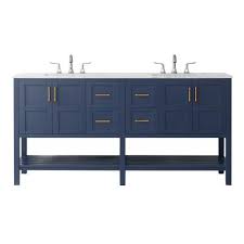 Blue Double Sink Bathroom Vanities Bath The Home Depot When it comes to outfitting a master bathroom, double sink vanities give couples the space they need to get ready without getting in each other's way. blue double sink bathroom vanities
