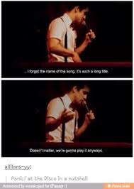 It Was Probably There S A Good Reason That Theses Tables Are Numbered Honey You Just Haven T Thought Of It Yet Disco Panic At The Disco Panic