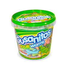 Gusanitos Sour Worms Jar Guandy