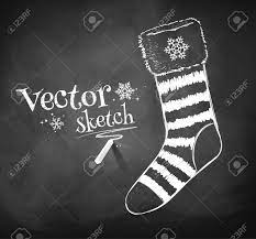 Rated 4 out of 5 by dove from stocking holders these wrre not as big as expected but i hung regular sized stockings on them Chalkboard Drawing Of Christmas Sock Royalty Free Cliparts Vectors And Stock Illustration Image 38353402