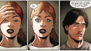 Tony Stark officially proposes to Patsy Walker in Iron Man #20