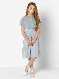 Girls Ice Blue Party Dress Girls Blue Dress Paisley Of London Faye Roco Girls Dresses Girls Party Dress Blue Party Dress