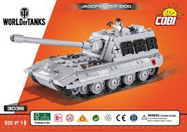 The e100 sedan and hatchbacks introduced in 1991 lasted until the introduction of the e110 in may 1995, while the e100 wagons and the related van continued in the japanese market alongside the newer corolla and sprinter carib models. Jagdpanzer E 100 World Of Tanks Cobi 3036 Istruction Manual