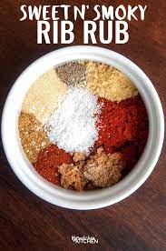 Sweet N Smoky Rib Rub The Bewitchin Kitchen Recipe Dry Rub Recipes Rib Rub Recipe Homemade Spices