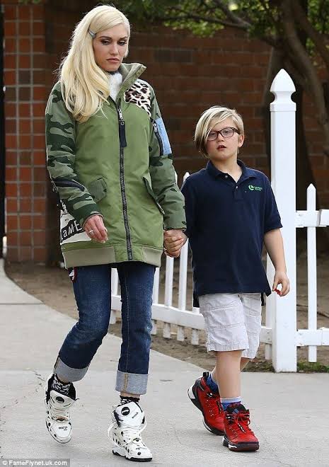 Gwen Stefani's son shares punk blond throwback photo