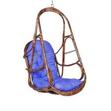 Egg rattan chair garden furniture, egg, furniture, patio, hanging png. Brown Bamboo Universal Furniture Swing Chair With Cushion And Hook Id 21873787048