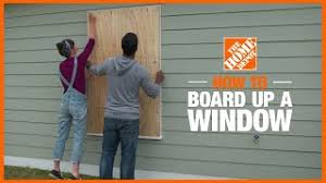 It is wood, but has the steel rods that run from the top plate into the foundation, hurricane straps and even heavier plywood all over then is required. How To Board Up Windows The Home Depot