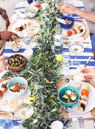 Gone Greek Dinner Party With Lauren Kelp Greek Dinners Dinner Party Decorations Dinner Party Themes