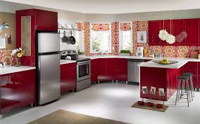 Red Kitchen Furniture Wallpaper Hd Tuffboys Com Interior Design Kitchen Kitchen Wallpaper Red Kitchen Cabinets