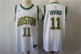 Browse the boston celtics store for the latest celtics jerseys, swingman jerseys, replica jerseys and more for men, women, and kids. Nike Nba Boston Celtics 11 Kyrie Irving Jersey 2018 19 New Season City Edition White Jersey